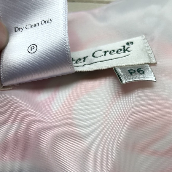 Coldwater Creek midi red/pink/white floral print - Picture 7 of 8